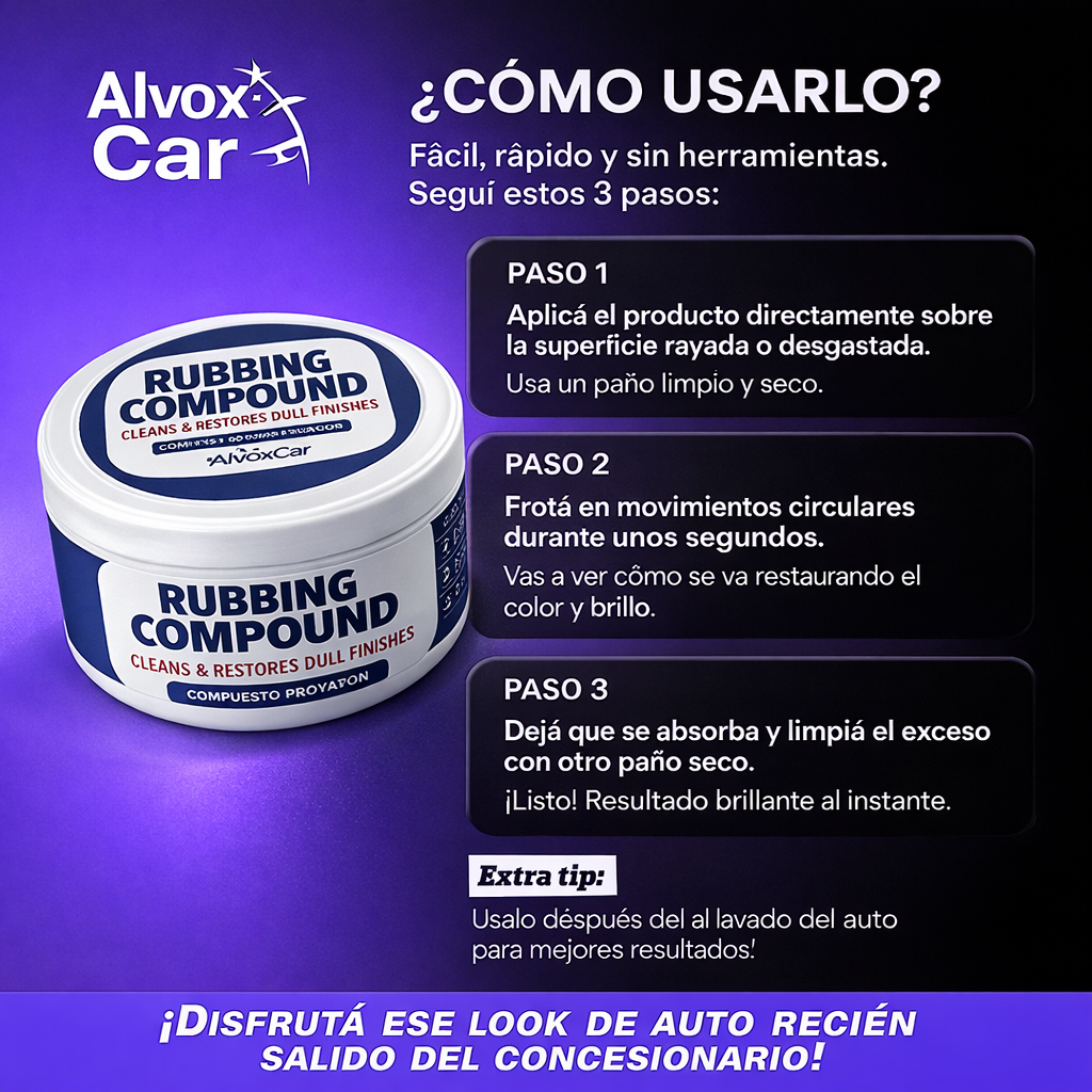Rubbing Remover G3™ 2x1 - Removedor de Rayones Premium