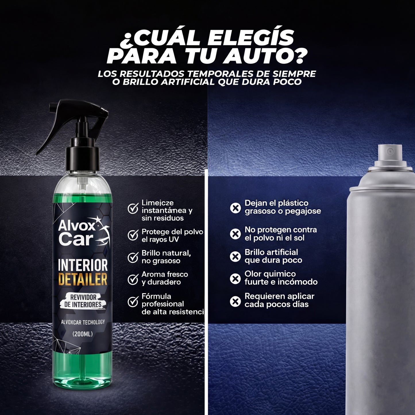 InteriorDetailer G3™ 2x1 -Restaurador de Interiores con Efecto Brillo Intenso