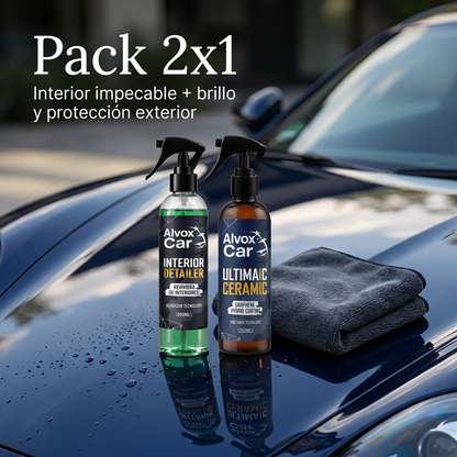 2x1 | Pack Interior Detailer + Ultimatic Ceramic G3™ | Deja tu auto 0km