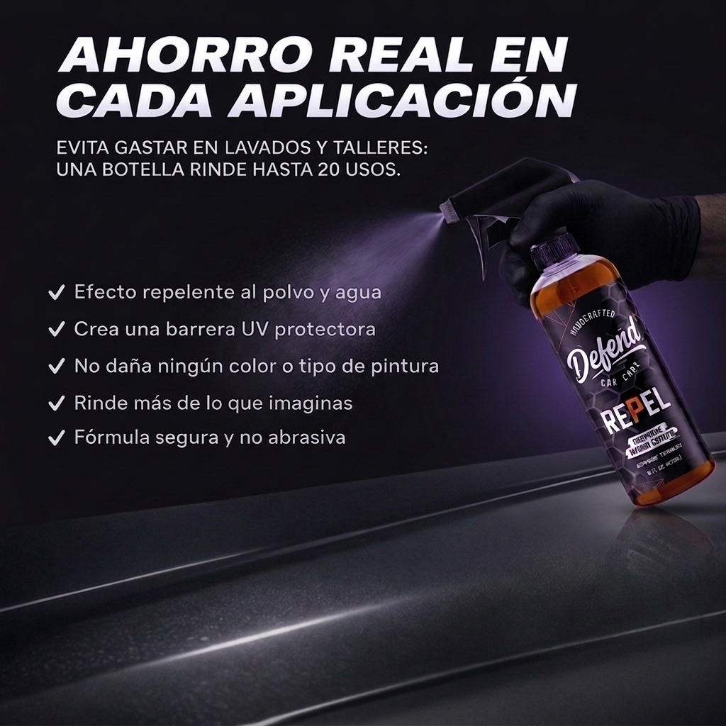 Defend1 REPEL 2x1 – Recubrimiento Cerámico de Grafeno