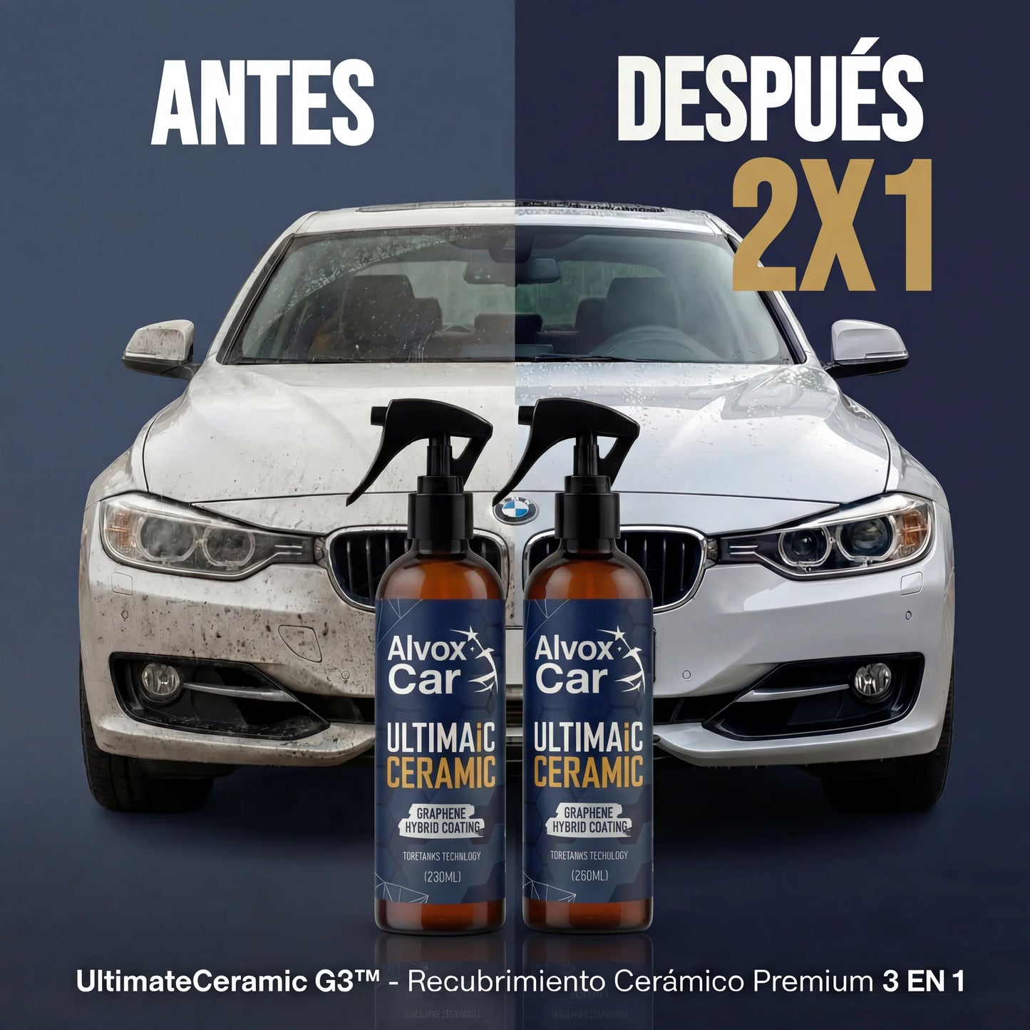 UltimateCeramic G3™ 2x1 - Recubrimiento Cerámico 3 EN 1 Premium Toretarks